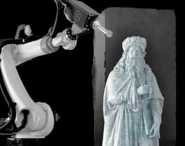 ربات جدید یک استارتاپ ایتالیایی می‌تواند همانند میکل آنژ مجسمه بسازد