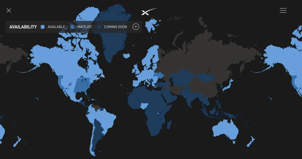 دسترسی به اینترنت استارلینک از طریق سرویس رومینگ جهانی